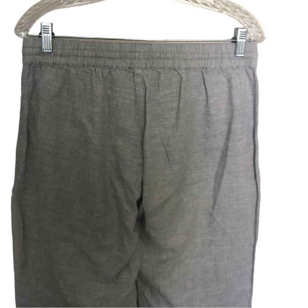 Eileen Fisher Hemp & Organic cotton Chambray Pants - Picture 6 of 8
